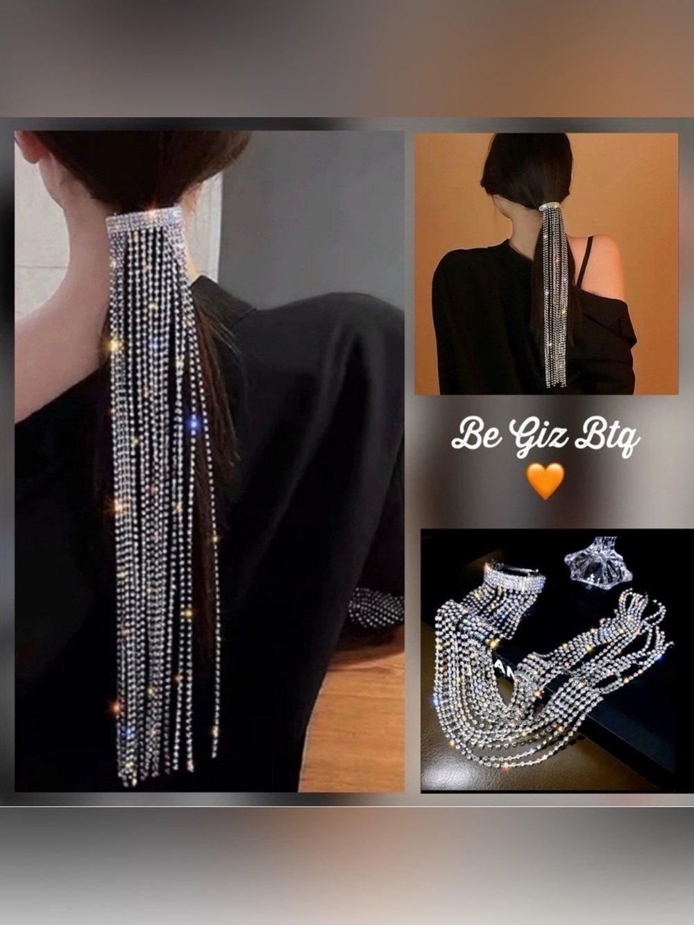 Super Elegant Rhinestone Hairpin to Enhance your Casual or Night Our Hair look